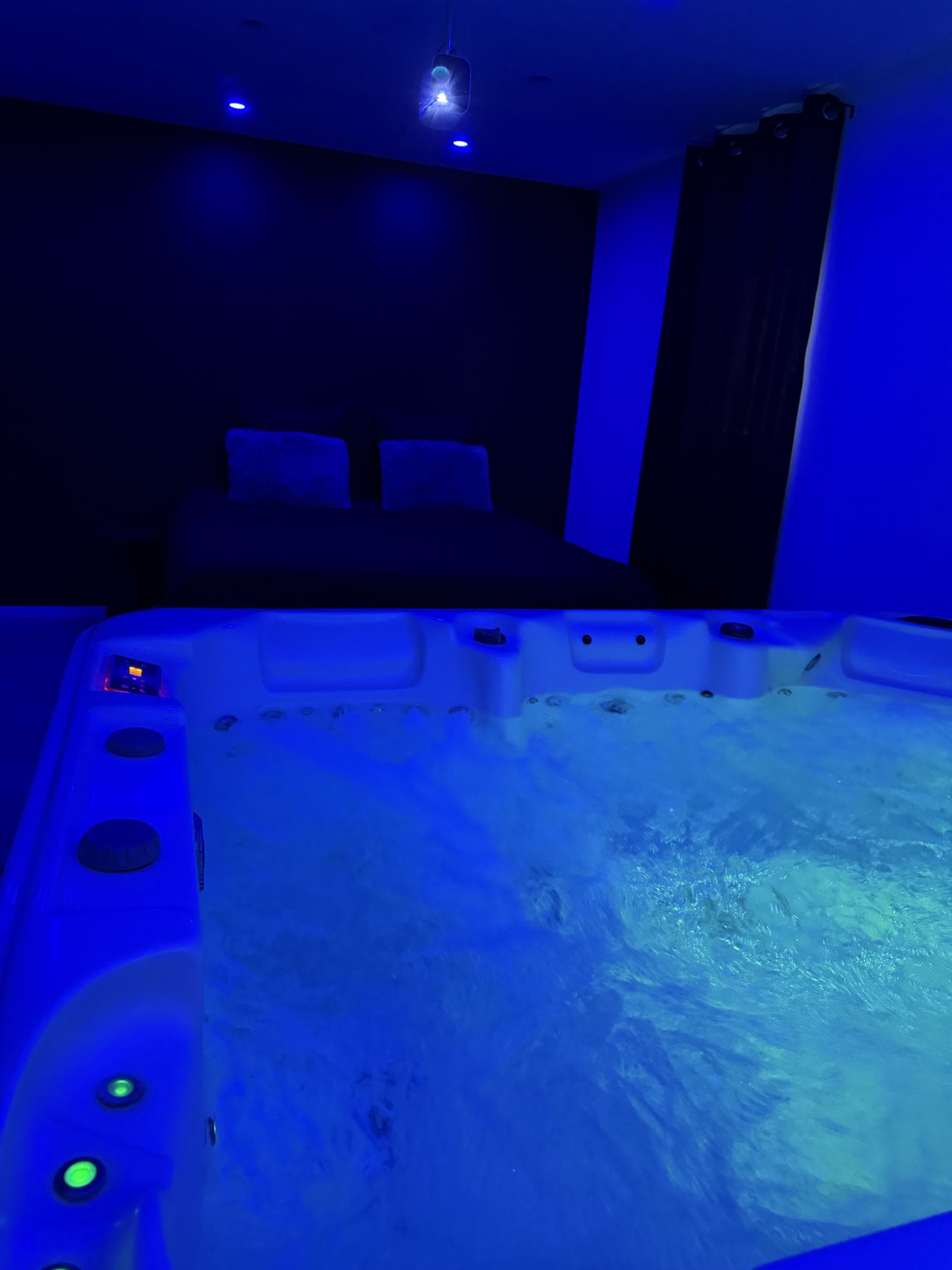 Éclairage d'ambiance de la suite