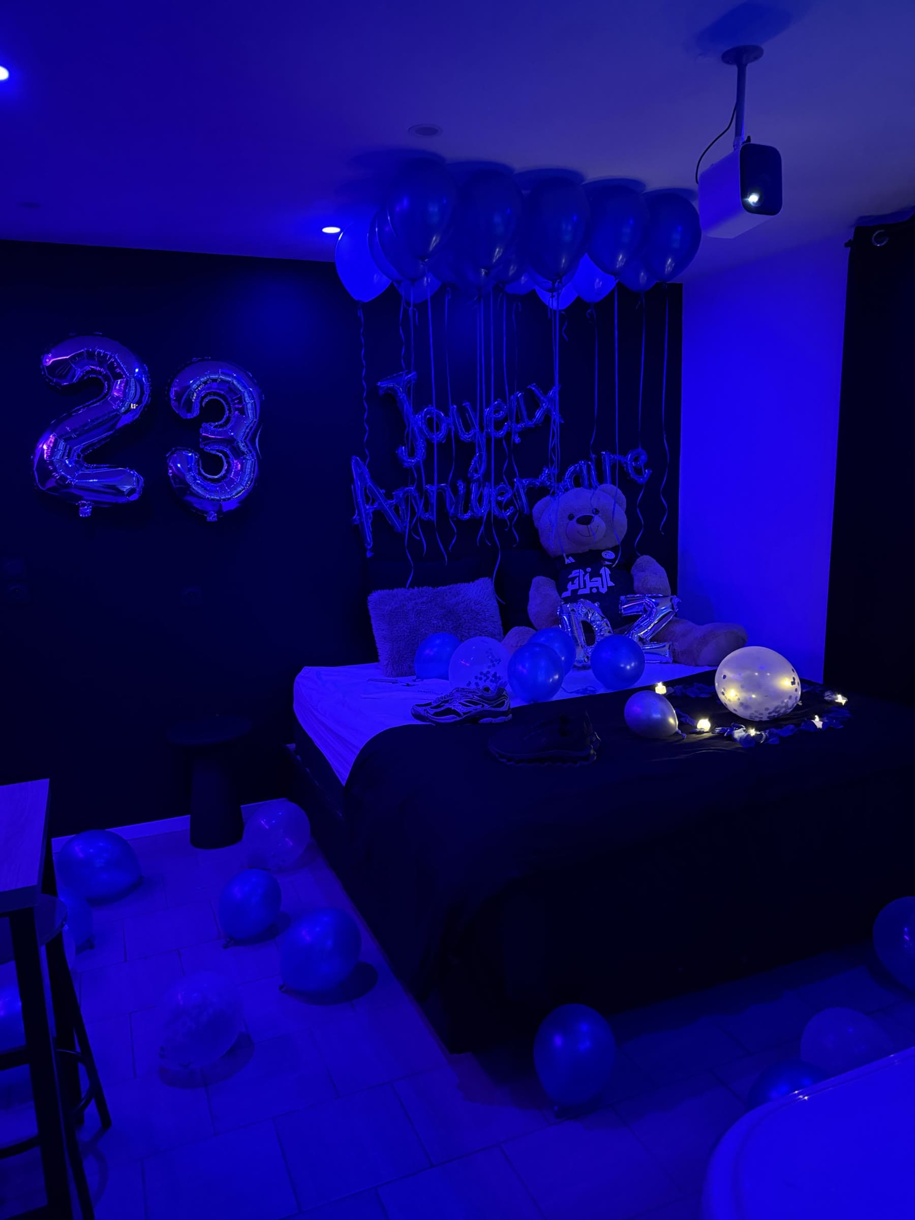 Décoration anniversaire, ballons chiffrés